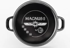 Lite-Body - Magnus Soeppan / Stamppotpan Met Deksel - Ø 24 Cm/ 8l - Emaille - Grijs -Keukenartikelen Series Winkel 1200x827