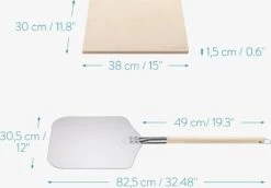 Navaris Pizzasteen XL Voor Oven En Barbecue - Rechthoekige Pizzaplaat 38 X 30 Cm - Inclusief Pizzaschep Met Extra Lang Handvat En Receptenboek 10 Navaris Pizzasteen XL Voor Oven En Barbecue - Rechthoekige Pizzaplaat 38 X 30 Cm - Inclusief Pizzaschep Met Extra Lang Handvat En Receptenboek -Keukenartikelen Series Winkel 1200x834 3