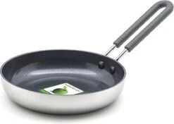 GreenPan Mini Koekenpan 14cm - Zilver - Inductie - PFAS-vrij -Keukenartikelen Series Winkel 1200x856