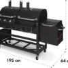 Klarstein Kingsville Double Barbecue - Houtskool- En Gasbarbecue - Smoker BBQ - Inclusief Deksels En Thermometer - Met 2 Roosters - Zwart -Keukenartikelen Series Winkel 1200x870 6