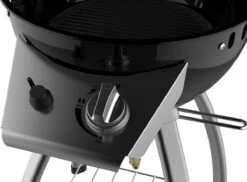 Accente Outdoor Gas BBQ - ø 45 Cm- Inclusief Grillplaat & Gasslang - Zwart -Keukenartikelen Series Winkel 1200x883 2