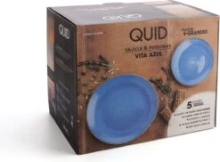 Quid | 18-delige Bordenset | Aardenwerk Bordenset | Vita Azul | Blauw -Keukenartikelen Series Winkel 1200x884 1