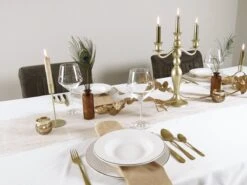 LeRijn® Serviesset Deventer 6 Persoons - 18 Delig - Licht Crème Wit Met Gouden Rand En Motief - Dinerborden - Soepborden - Dessertborden - Borden Servies - Bordenset -Keukenartikelen Series Winkel 1200x899 17