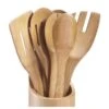 Merkloos Keukengerei Set Hout Met Houder Bamboe Lepel Spatel Keukenhulp -Keukenartikelen Series Winkel 1200x899 36