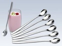 Dessertlepels - Cocktaillepels - IJslepels - Latte Macchiato Lepels - Yoghurtlepels - Set Van 6 Stuks -RVS (18/0) -19 Cm -Keukenartikelen Series Winkel 1200x900 39
