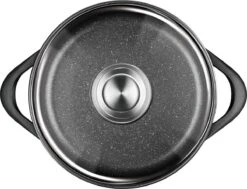 Smile 10-Delige Pannenset - Anti Aanbaklaag - Vaatwasser Bestendig - Zwart - MGK-17 -Keukenartikelen Series Winkel 1200x919 1