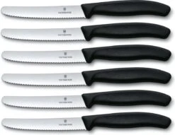 Victorinox Tafelmes 6 Stuks Zwart Krom Heft -Keukenartikelen Series Winkel 1200x927 2