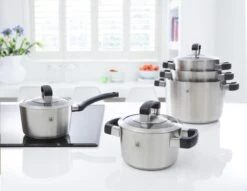 BK Conical Cool Glas Pannenset - 5-delig - Glazen Deksels - Geschikt Voor Alle Warmtebronnen -Keukenartikelen Series Winkel 1200x928