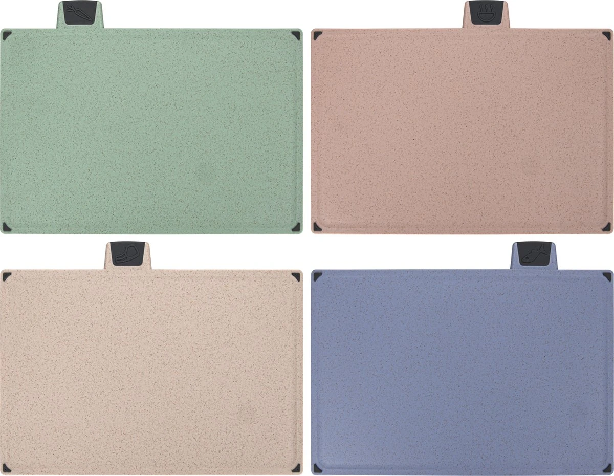 Fissman Luxe Index Snijplankenset - Met Houder - 4 Stuks - 30x22.5cm 4 Fissman Luxe Index Snijplankenset - Met Houder - 4 Stuks - 30x22.5cm - Afbeelding 2