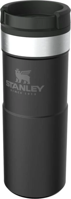 Stanley The NeverLeak™ Travel Mug 0,35L NEW - Thermosfles - Matt Black -Keukenartikelen Series Winkel 429x1200