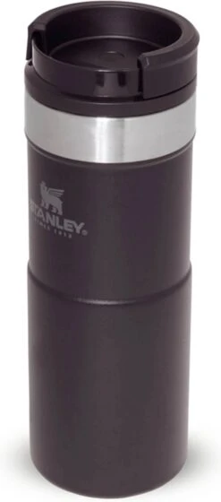 Stanley The NeverLeak™ Travel Mug 0,35L NEW - Thermosfles - Matt Black -Keukenartikelen Series Winkel 529x1200