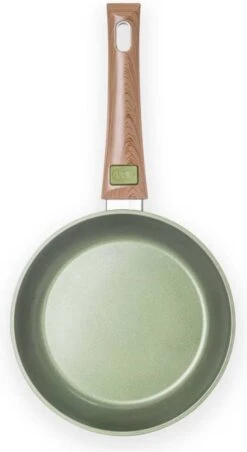 Just Vegan Koekenpan ECO Met Afneembaar Handvat 20 Cm Aluminium Groen -Keukenartikelen Series Winkel 656x1200