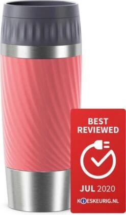 Tefal Travel Mug Easy Twist Thermobeker - Koraalrood - 0,36 Liter -Keukenartikelen Series Winkel 708x1200