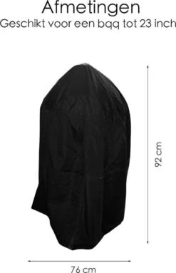 BBQ Beschermhoes - Voor Kamado - Universeel - Tot 23 Inch - Zwart -Keukenartikelen Series Winkel 774x1200 2