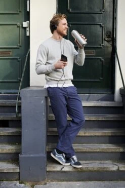 Mepal – Isoleerfles Ellipse 900 Ml – Houdt Je Drankje 12 Uur Warm En 24 Uur Koud – Natural Brushed – Geschikt Voor Bruiswater – Thermosfles – Lekdicht -Keukenartikelen Series Winkel 798x1200 3