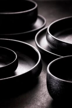 Maastricht Porselein Serviesset Universe Porselein 6-persoons 24-delig Zwart -Keukenartikelen Series Winkel 800x1200 30