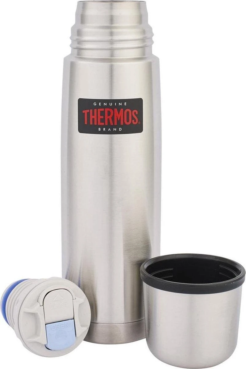 Thermos Isoleerfles - Thermax - 750 Ml - Zilver 4 Thermos Isoleerfles - Thermax - 750 Ml - Zilver - Afbeelding 2