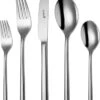 Sola Bestekset Montreux - Modern - 12 Persoons - 100 Delig - Zilverwit Edelstaal 18/10 - RVS - Zilver -Keukenartikelen Series Winkel 894x1200