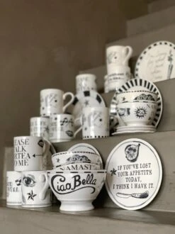 Blond Amsterdam - X Noir - Bord - I Licked - Ø 22 Cm -Keukenartikelen Series Winkel 899x1200 12