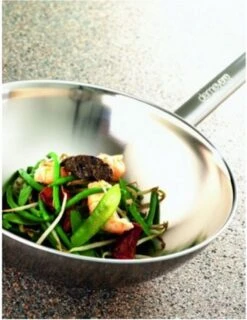 Demeyere Wok - Ø 30 Cm - Vlakke Bodem -Keukenartikelen Series Winkel 925x1200