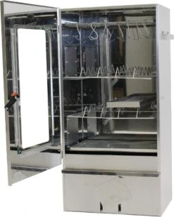 2-L Home & Garden XL Rookoven - RVS - 80x40x28 Cm - 3 Etages -Keukenartikelen Series Winkel 958x1200 1