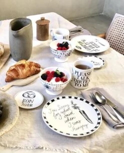 Blond Amsterdam - X Noir - Bord - I Licked - Ø 22 Cm -Keukenartikelen Series Winkel 972x1200 1