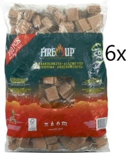 Fire-Up Aanmaakblokjes Voordeelbox Met 1152 Stuks - 6x 192st -Keukenartikelen Series Winkel 989x1200